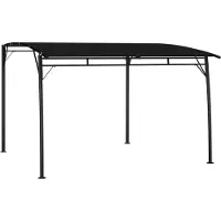 Syfax Toldo parasol de jardín gris antracita 3x3x2,55 m