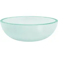 Syfax Lavabo de vidrio templado esmerilado 35x12 cm