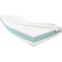 Dibapur Visco Aloe Vera: (155x190) Colchón ortopédico de viscoelástico y espuma fría (alta densidad), aproximadamente 16 cm de núcleo, con funda de Aloe Vera suave, aproximadamente 16,2 cm de grosor