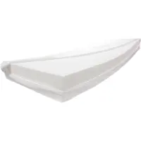 Dibapur 20 cm de altura, aproximadamente. Colchón (75x220 cm) Pro Dolce. Colchón de espuma fría ortopédica de 7 zonas. Nivel de firmeza 3. Firme. Con aloe vera. Funda lisa. Lavable a 60 °C