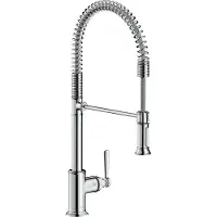 Axor Grifo de cocina monomando, línea MONTREUX, semi-profesional, DN 15, acabado cromado