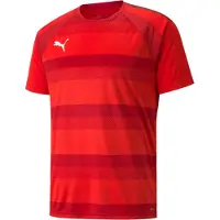 Puma Camiseta de fútbol rojo / rojo oscuro / blanco