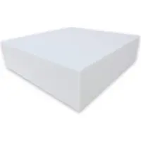 Dibapur WHITE: (180x200x11 cm) Colchón ortopédico de espuma fría / Espuma acústica - Firmeza H2 - Sin funda - Fabricado en Alemania