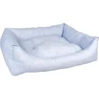 Laroy Cama para perros Duvo+, rectangular, color azul suave, tamaño: L