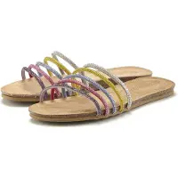 LASCANA Zapatos abiertos amarillo / malva / arándano / plata
