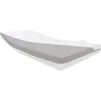 Dibapur Colchón Deluxe para Incontinencia (90x200 cm), colchón de espuma viscoelástica de 12 cm con funda impermeable y funda de aloe vera