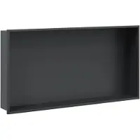 Syfax Hornacina ducha acero inoxidable mate 62x32x9 cm