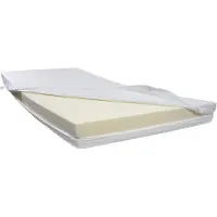 Dibapur Colchón de espuma viscoelástica R 45A/15, firmeza H3, recomendado para personas de aproximadamente 85 kg o más. Funda de doble tejido. Dimensiones totales: 150 x 200 x aproximadamente 16 cm