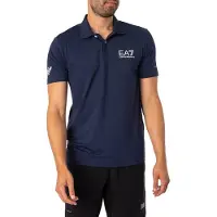 EA7 para hombre. 8NPF23_PJEMZ Polo Sport Ventus 7 marino (3XL), Azul, Casual, Deportivo, Poliéster, Manga corta, outlet 2026.