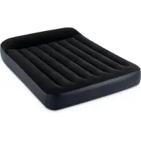 Intex Colchón inflable con bomba y cabecero de terciopelo, 64148