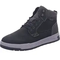 Rieker Botas con cordones gris / negro