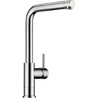 NABER Grifo monomando modelo Arco 5, para ventanas, de baja presión, en cromo, con caño fijo