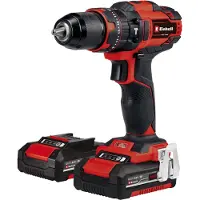 Einhell Taladro atornillador a batería Power X-Change TE-CD 18/40 Li-i + 64 (2 baterías de 2,0 Ah)