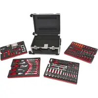 OEM Professional Caja de herramientas de 238 piezas, carro de herramientas con incrustaciones de carbono