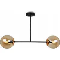 Light11 HOME Lámpara colgante moderna con esferas de vidrio, lámpara de techo LED