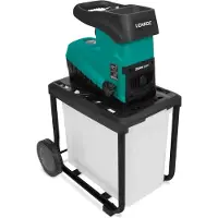 Vonroc Trituradora de jardín - 2800W - Motor silencioso | Incl. contenedor de recogida de 60L