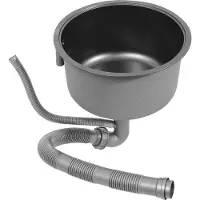 StarTech.com Fregadero de cocina - Fregadero de un seno - Acero inoxidable 304 - Sin grifo - 1 orificio - Negro