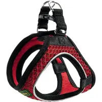Hunter - Harness Hilo Comfort - Arnés para perro size Halsumfang 42-48 cm - Bauchumfang 46-52 cm, rojo