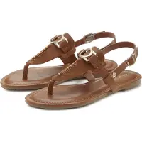 Vivance Sandalias de dedo camelo