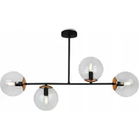 Light11 HOME Lámpara colgante moderna con esferas de vidrio, lámpara de techo LED