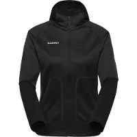 Mammut - Women's Crag ML Hooded Jacket - Forro polar size XL, negro