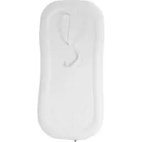 StarTech.com Sistema de ducha sencillo para la cama - Bañera inflable plegable - De doble pared - Con depósito de agua y bomba de aire - Para personas mayores y personas con discapacidad - Blanco