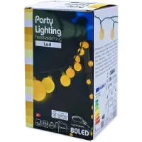 Spetebo Iluminación para fiestas, 80 LEDs, luz cálida, ideal para iluminación de pérgolas. Modelo: con adaptador de corriente