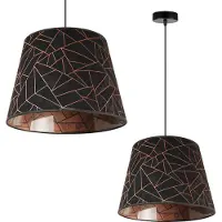Light11 HOME Lámpara colgante, lámpara de techo, pantalla de lámpara, motivo de cobre