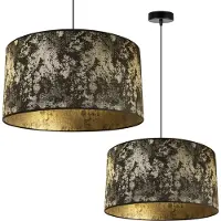 Light11 HOME Lámpara colgante, lámpara de techo, pantalla de lámpara, diseño dorado