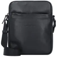 LANCASTER PARIS Bolso de hombro 'Lancaster Sacoche cuir de vachette SOFT VINTAGE Noir' negro