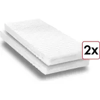 Sleezzze Colchón de espuma viscoelástica K16, dimensiones 90 x 200 cm, altura 16 cm, firmeza H2/H3