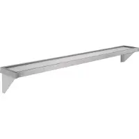 Kwc AR, estante, modelo SATURN, acero inoxidable, 2100 x 138 x 142 mm, para montaje en superficie
