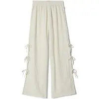 Brixton - Women's Seaside Eyelet Wide Leg Pant - Pantalones de ocio size L, beige