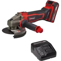 Einhell Amoladora angular inalámbrica TE-AG 18/125-2 Li, 4431190, 1 batería de 4,0 Ah