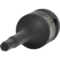 Ks Tools 911.0926, Llave de vaso, 1/2", métrica/imperial, 1 boca, 6 mm, acero cromo-molibdeno