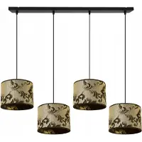 Light11 HOME Lámpara colgante, lámpara de techo, pantalla de lámpara, diseño dorado