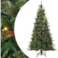Syfax Árbol de Navidad artificial con ramas articuladas Verde 240 cm