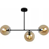 Light11 HOME Lámpara colgante moderna con esferas de vidrio, lámpara de techo LED