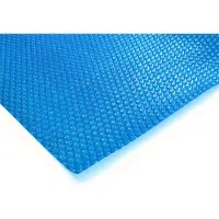 Zelsius Película solar , rectangular | 6 x 4 metros | azul | 400 µm | Cubierta de película para piscina