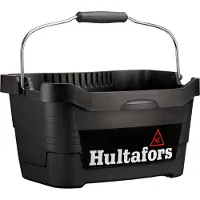 Hultafors Cubeta de construcción para herramientas, con capacidad de carga de 100 kg, fabricada en plástico resistente a golpes