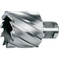 RUKO Broca , diámetro 28 mm, acero HSS-Co, longitud 30 mm, con cono Weldon - 108228E