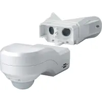 Brennenstuhl Detector de movimiento infrarrojo PIR 240, color blanco, grado de protección IP44, modelo 1170910