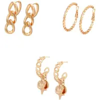 Faina Pendientes turquesa / oro