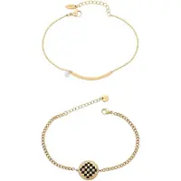 Faina Pulsera oro / negro