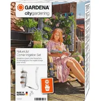 Gardena NatureUp! Kit de riego para esquinas (para conectar al grifo)