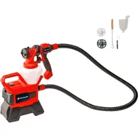 Einhell Sistema de pulverización de pintura eléctrico Power X-Change TE-SY 18/90 Li-Solo (rojo/negro, sin batería ni cargador)
