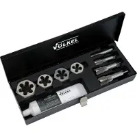 Volkel juego sanitario G 1/4 - 3/4 pulgada, 9 piezas