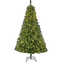 Black Box Árbol de Navidad artificial Charlton de 1,85 metros con iluminación incluida