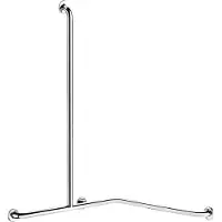 Delabie DUHA, válvula de desagüe vertical (lado izquierdo), conexión de 32 mm, acero inoxidable pulido.