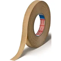 TESA 1 rollo de cinta de papel crepé 4319, longitud 50 metros, ancho 38 mm, color beige, alta adherencia